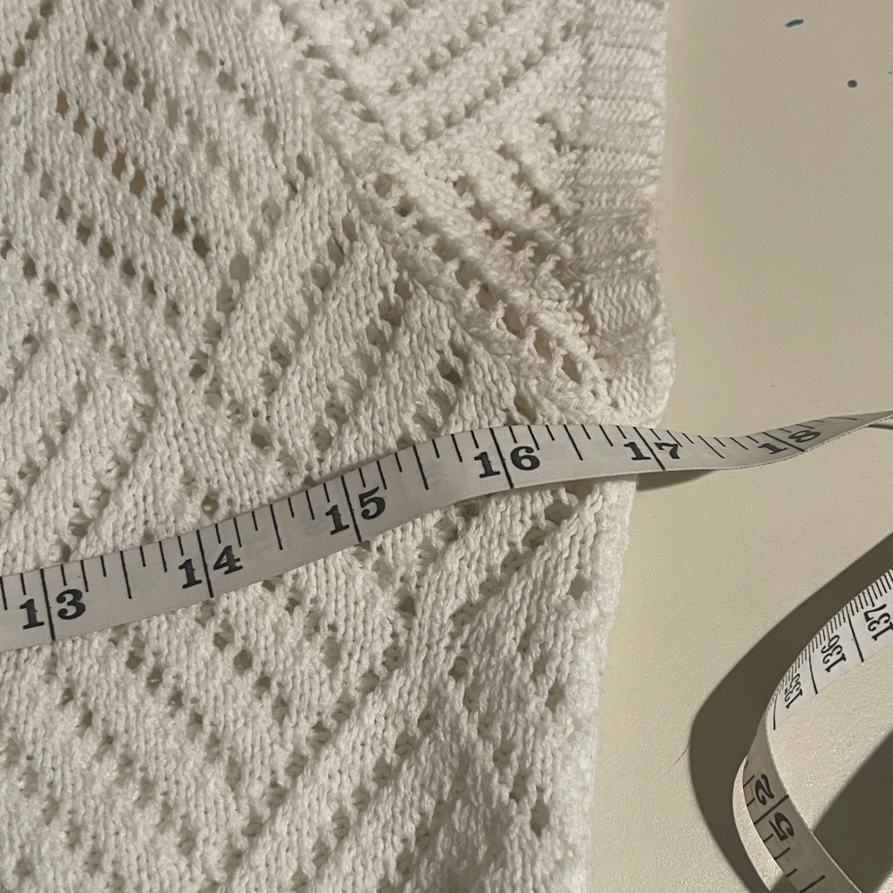 Moral Fiber Cream Open-Front Knit Shrug - Picture 6 of 9
